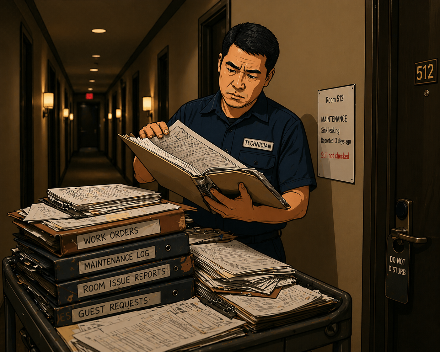 Paper logs no one reads.